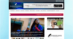 Desktop Screenshot of plumasdelgolfo.com